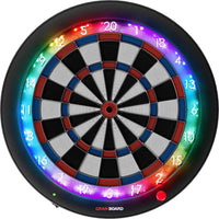 GRANBOARD 3S - CIBLE DE FLÉCHETTE ÉLECTRONIQUE CONNECTÉE + CHARGEUR ET PAS DE TIR KING ARCADE OFFERT